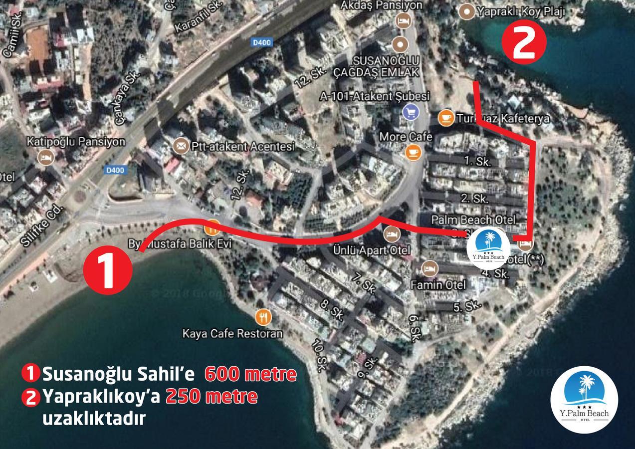 Palm Beach Otel Silifke Kültér fotó